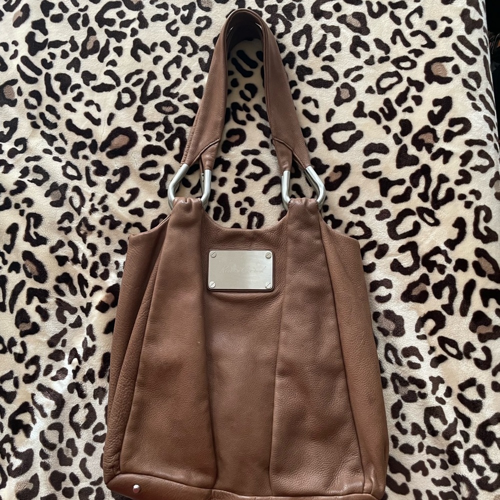Brown Leather Kenneth Cole Hobo Bag